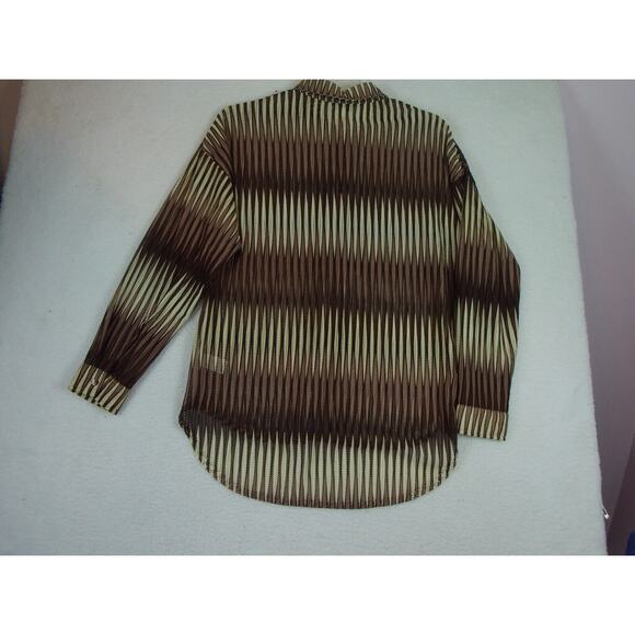 ACOA Women’s Lightweight Multi Color Button Down Shirt Size Small - Picture 9 of 11